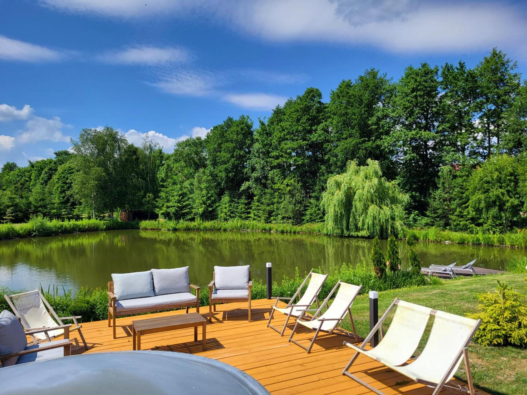 Wczasymazurskie - Domek Caloroczny " Lawenda" Mazury Moldzie Exterior foto