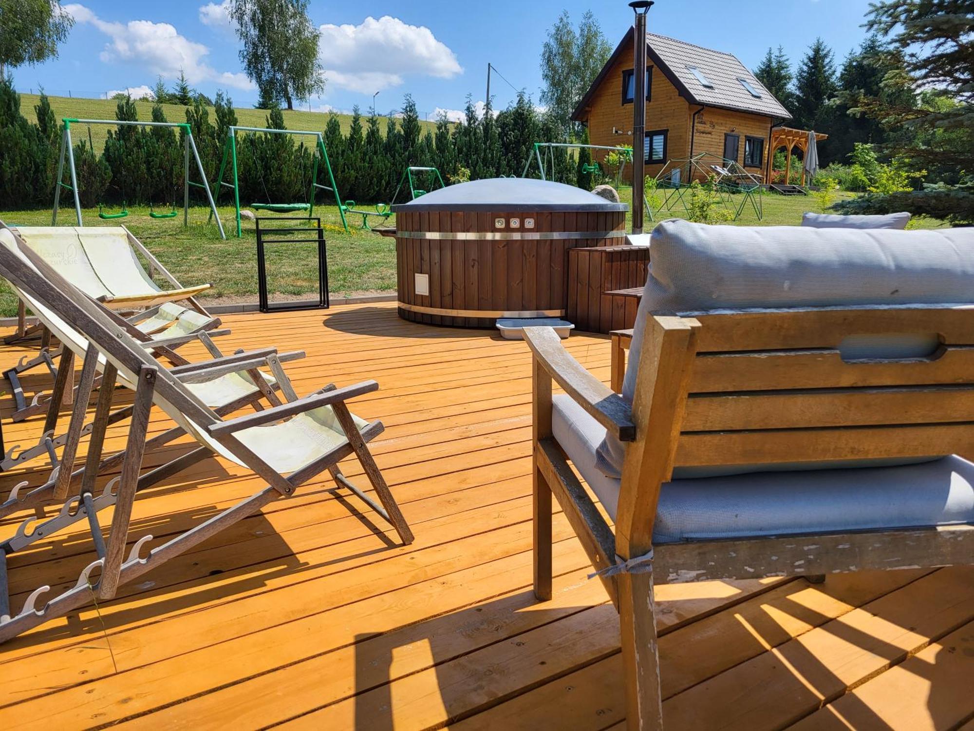Wczasymazurskie - Domek Caloroczny " Lawenda" Mazury Moldzie Exterior foto