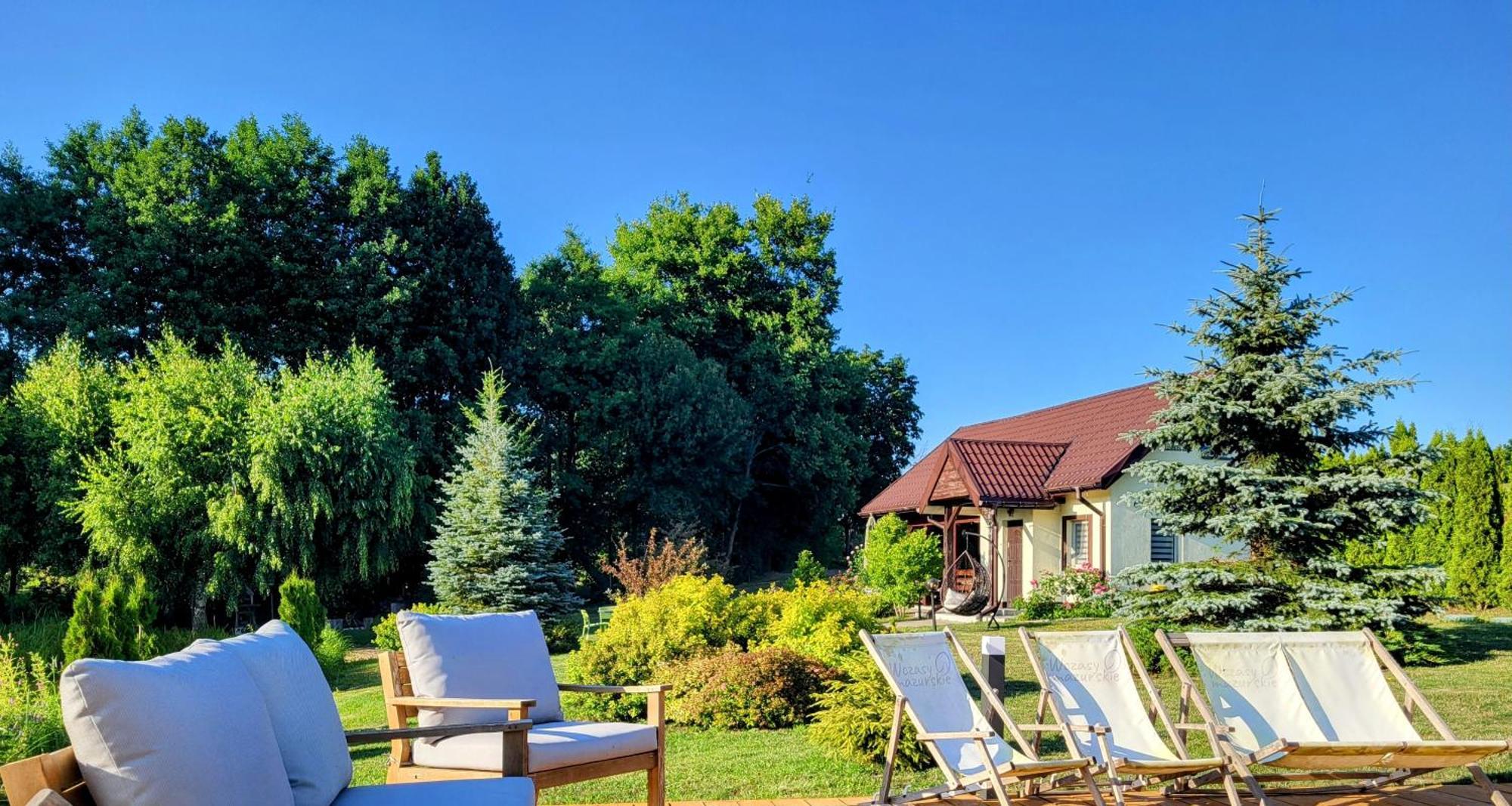 Wczasymazurskie - Domek Caloroczny " Lawenda" Mazury Moldzie Exterior foto
